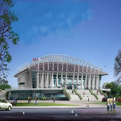 西北農林科技大學體育館防腐防火工程